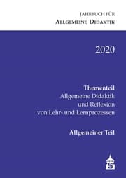 Cover von Jahrbuch für Allgemeine Didaktik 2020