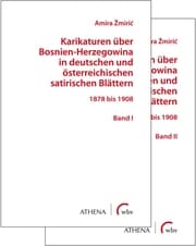 Cover von Karikaturen über Bosnien-Herzegowina in deutschen und österreichischen satirischen Blättern