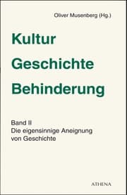 Cover von Kultur - Geschichte - Behinderung