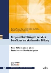 Cover von Reziproke Durchlässigkeit zwischen beruflicher und akademischer Bildung
