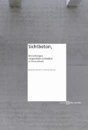 Cover von Sichtbeton, Betrachtungen.