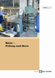 Cover von Beton - Prüfung nach Norm