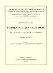 Cover von Commentationes analyticae ad calculum variationum pertinentes