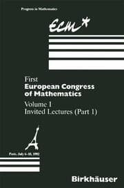 Cover von First European Congress of Mathematics I