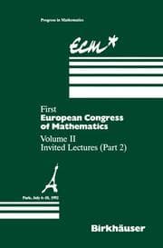 Cover von First European Congress of Mathematics II