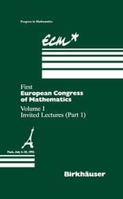 Cover von First European Congress of Mathematics, Paris, July 6-10,1992