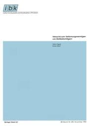 Cover von Versuche zum Verformungsvermögen von Stahlbetonträgern