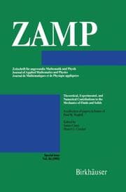 Cover von Theoretical, Experimental, and Numerical Contributions to the Mechanics of Fluids and Solids