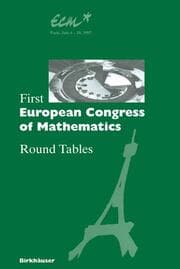 Cover von First European Congress of Mathematics