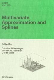 Cover von Multivariate Approximation and Splines