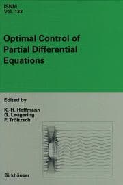 Cover von Optimal Control of Partial Differential Equations