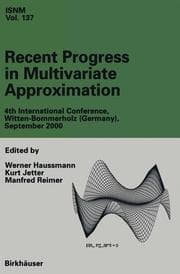 Cover von Recent Progress in Multivariate Approximation