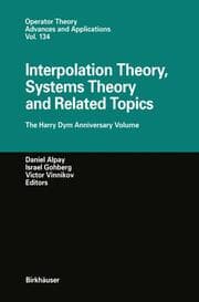 Cover von Interpolation Theory, Systems Theory and Related Topics