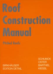 Cover von Roof Construction Manual