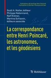 Cover von La correspondance entre Henri Poincaré, les astronomes, et les géodésiens