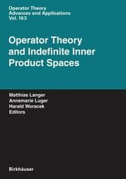 Cover von Operator Theory and Indefinite Inner Product Spaces