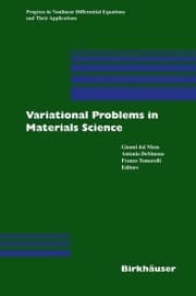 Cover von Variational Problems in Materials Science