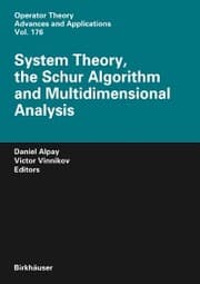 Cover von System Theory, the Schur Algorithm and Multidimensional Analysis