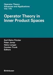 Cover von Operator Theory in Inner Product Spaces
