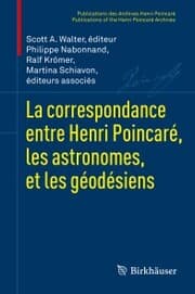 Cover von La correspondance entre Henri Poincaré, les astronomes, et les géodésiens