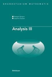 Cover von Analysis III