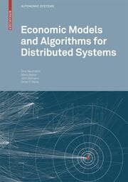 Cover von Economic Models and Algorithms for Distributed Systems