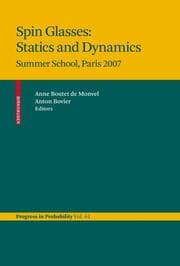 Cover von Spin Glasses: Statics and Dynamics