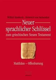 Cover von Neuer sprachlicher Schlüssel zum griechischen Neuen Testament