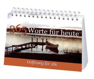 Cover von 365 Worte für heute, Matthäus bis Apostelgeschichte