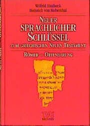 Cover von Neuer sprachlicher Schlüssel zum griechischen Neuen Testament. Band...