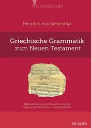 Cover von Griechische Grammatik zum Neuen Testament