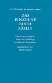 Cover von Das einzelne Buch zählt