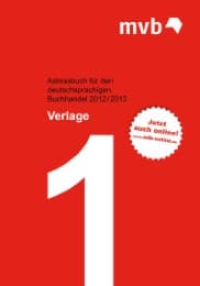 Cover von Adressbuch für den deutschsprachigen Buchhandel 2012/2013