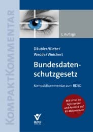 Cover von Bundesdatenschutzgesetz