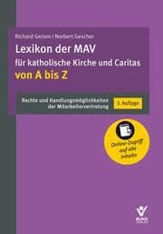 Cover von Lexikon der MAV für katholische Kirche und Caritas von A bis Z