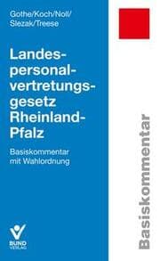 Cover von Landespersonalvertretungsgesetz Rheinland-Pfalz
