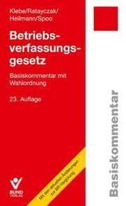 Cover von Betriebsverfassungsgesetz (BetrVG)