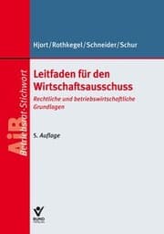 Cover von Leitfaden für den Wirtschaftsausschuss