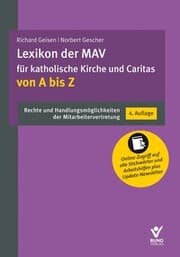 Cover von Lexikon der MAV für katholische Kirche und Caritas von A - Z