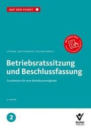 Cover von Betriebsratssitzung und Beschlussfassung