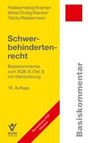 Cover von Schwerbehindertenrecht