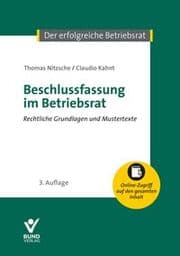Cover von Beschlussfassung im Betriebsrat