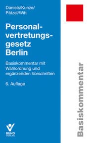 Cover von Personalvertretungsgesetz Berlin