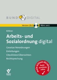 Cover von Arbeits- und Sozialordnung digital