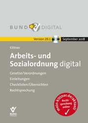 Cover von Arbeit- und Sozialordnung digital