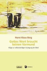 Cover von Gottes Wort braucht keinen Vormund