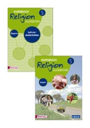 Cover von Kombi-Paket: Kursbuch Religion Elementar 5 - Ausgabe 2017 für Bayern