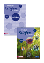 Cover von Kombi-Paket: Kursbuch Religion Elementar 8 - Ausgabe 2017 für Bayern
