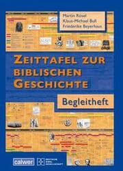 Cover von Begleitheft zur Zeittafel zur Biblischen Geschichte