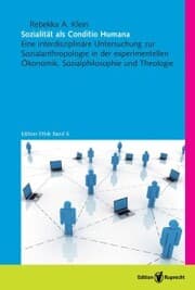 Cover von Sozialität als Conditio Humana